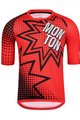 MONTON Cyklistický dres s krátkym rukávom - POW MTB - červená