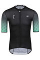 MONTON Cyklistický dres s krátkym rukávom - HOPE - čierna/svetlo modrá