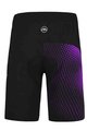 MONTON Cyklistické nohavice krátke bez trakov - BAM MTB - čierna/fialová