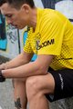 MONTON Cyklistické nohavice krátke bez trakov - BOOM MTB - žltá/čierna