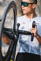 MONTON Cyklistický dres s krátkym rukávom - ICEBERG  - biela/šedá