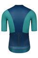 MONTON Cyklistický dres s krátkym rukávom - CHECHEN - modrá/zelená