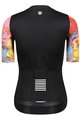 MONTON Cyklistický dres s krátkym rukávom - SKULL RAINBOW LADY - viacfarebná/čierna