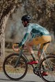 MONTON Cyklistické nohavice krátke s trakmi - SKULL - žltá