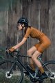 MONTON Cyklistické nohavice krátke s trakmi - SKULL LADY - hnedá