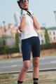 MONTON Cyklistické nohavice krátke s trakmi - PRO SPEEDA LADY - modrá