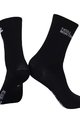 MONTON Cyklistické ponožky klasické - SKULL - čierna