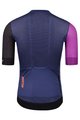 MONTON Cyklistický dres s krátkym rukávom - TRAVELER EVO - modrá/fialová/čierna