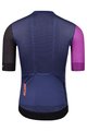MONTON Cyklistický dres s krátkym rukávom - TRAVELER EVO - modrá/fialová/čierna