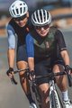 MONTON Cyklistický dres s krátkym rukávom - TRAVELER EVO LADY - čierna/modrá/zelená