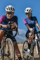 MONTON Cyklistický dres s krátkym rukávom - TRAVELER EVO LADY - čierna/modrá/fialová