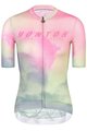 MONTON Cyklistický dres s krátkym rukávom - MORNINGGLOW LADY - svetlo zelená/ružová/fialová
