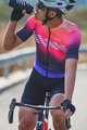 MONTON Cyklistický dres s krátkym rukávom - CARDIN - ružová/čierna/fialová