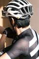 MONTON Cyklistický dres s krátkym rukávom - SKULL III - biela/čierna