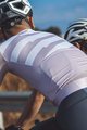 MONTON Cyklistický dres s krátkym rukávom - SKULL III - ružová/biela