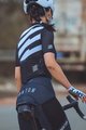 MONTON Cyklistický dres s krátkym rukávom - SKULL III LADY - biela/čierna