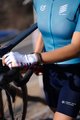MONTON Cyklistický dres s krátkym rukávom - SKULL III LADY - modrá/biela