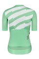 MONTON Cyklistický dres s krátkym rukávom - SKULL III LADY - zelená/biela