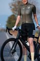 MONTON Cyklistický dres s krátkym rukávom - SKULL ZEUS LADY - zelená/biela