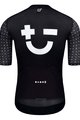 MONTON Cyklistický dres s krátkym rukávom - SKULL SYMBOLS - čierna/biela