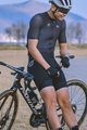 MONTON Cyklistický dres s krátkym rukávom - SKULL SYMBOLS - čierna/biela