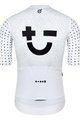 MONTON Cyklistický dres s krátkym rukávom - SKULL SYMBOLS - čierna/biela