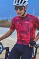 MONTON Cyklistický dres s krátkym rukávom - SKULL SMEARSPACE - červená