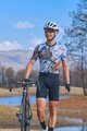 MONTON Cyklistický dres s krátkym rukávom - SKULL PALETTE - oranžová/čierna/modrá/šedá/biela