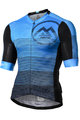 MONTON Cyklistický dres s krátkym rukávom - GRADIANT FUN - modrá