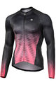 MONTON Cyklistický dres s dlhým rukávom letný - SPIRIT SUMMER - ružová