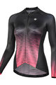 MONTON Cyklistický dres s dlhým rukávom letný - SPIRIT LADY SUMMER - čierna/červená