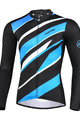 Monton Cyklistický dres s dlhým rukávom letný - FERNWAR SUMMER - modrá/čierna