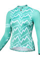 MONTON Cyklistický dres s dlhým rukávom letný - SONIC LADY SUMMER - zelená