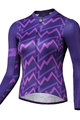 Monton Cyklistický dres s dlhým rukávom letný - SONIC LADY SUMMER - fialová