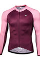 MONTON Cyklistický dres s dlhým rukávom letný - LEJO SUMMER - ružová