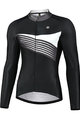 MONTON Cyklistický dres s dlhým rukávom zimný - LELOI WINTER - čierna/šedá