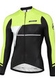 MONTON Cyklistický dres s dlhým rukávom zimný - SIMPO WINTER - zelená/čierna