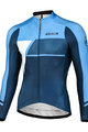 MONTON Cyklistický dres s dlhým rukávom zimný - SIMPO WINTER - modrá