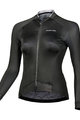 MONTON Cyklistický dres s dlhým rukávom letný - YEIYO LADY SUMMER - čierna