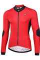 MONTON Cyklistický dres s dlhým rukávom zimný - CYCLANCE WINTER - červená