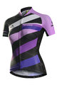 MONTON Cyklistický dres s krátkym rukávom - DIMENSIONS LADY - fialová/čierna