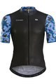 MONTON Cyklistický dres s krátkym rukávom - CAMO DISGUISER - modrá/čierna