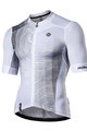 MONTON Cyklistický dres s krátkym rukávom - FLEETING - čierna/biela