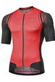 MONTON Cyklistický dres s krátkym rukávom - SUNYI - červená/čierna