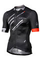 MONTON Cyklistický dres s krátkym rukávom - COLORE PIOGGIA - čierna