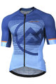 MONTON Cyklistický dres s krátkym rukávom - MIRAGGIO - modrá