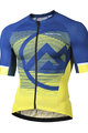 MONTON Cyklistický dres s krátkym rukávom - MIRAGGIO - modrá/žltá