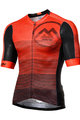 MONTON Cyklistický dres s krátkym rukávom - GRADIENT FUN - čierna/červená