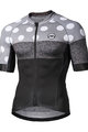 MONTON Cyklistický dres s krátkym rukávom - CLIMBING FLOWER - čierna/šedá