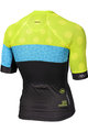 MONTON Cyklistický dres s krátkym rukávom - CLIMBING FLOWER - čierna/žltá